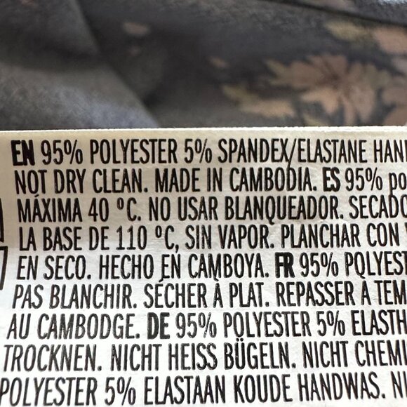 Navy Floral Dress Size Small from Forever 21 - Picture 9 of 9